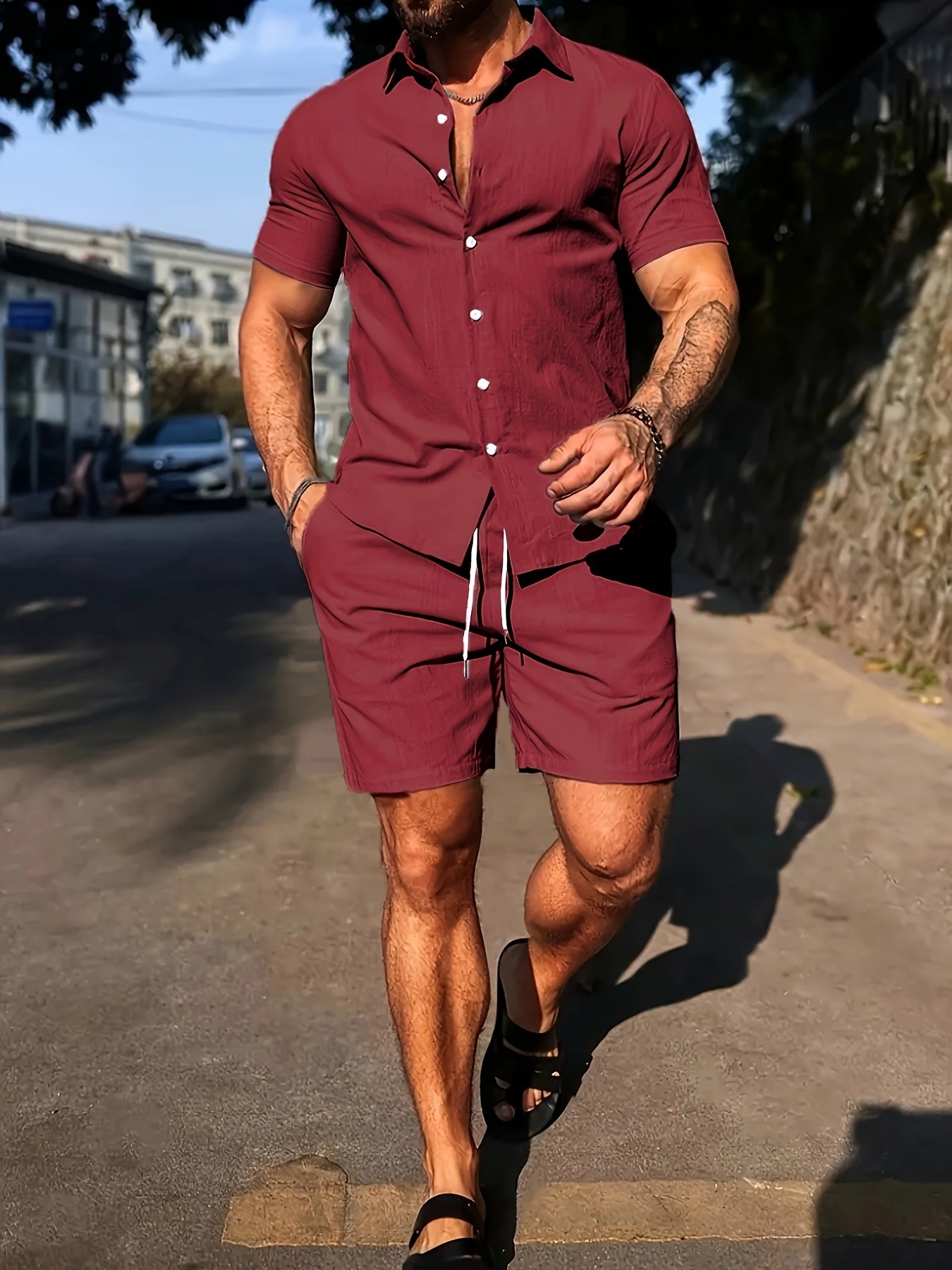 Trendy Chique Set – Blouse + Korte Broek