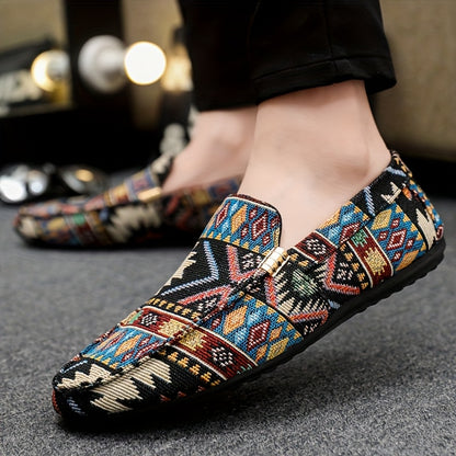 Patchwork Casual Loafers – Heren Loafers