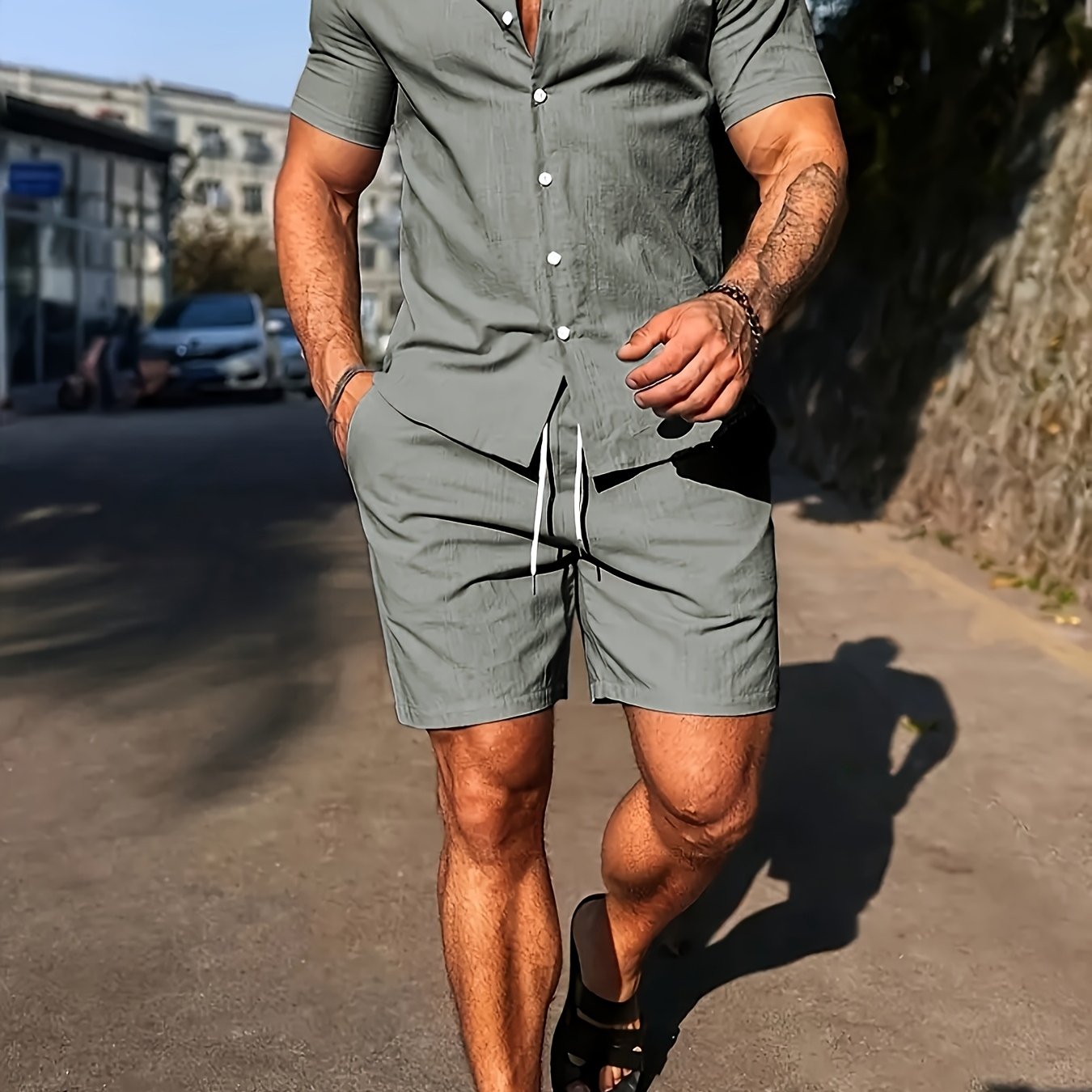 Trendy Chique Set – Blouse + Korte Broek