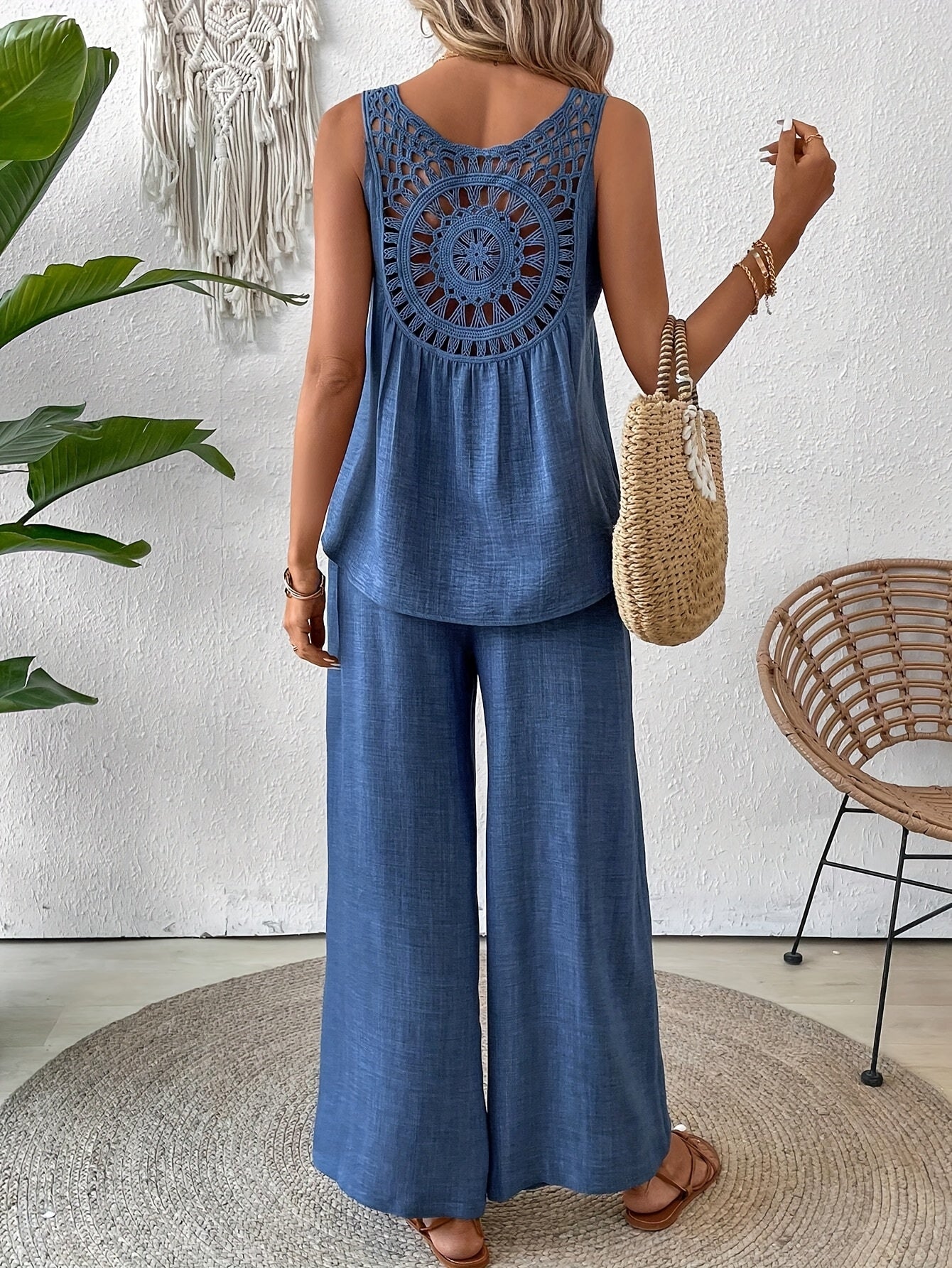 Noé – Zomerset: Rugloze Top + Wijde Broek