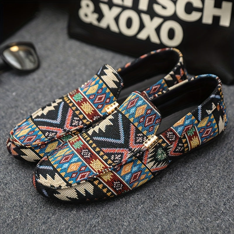 Patchwork Casual Loafers – Heren Loafers