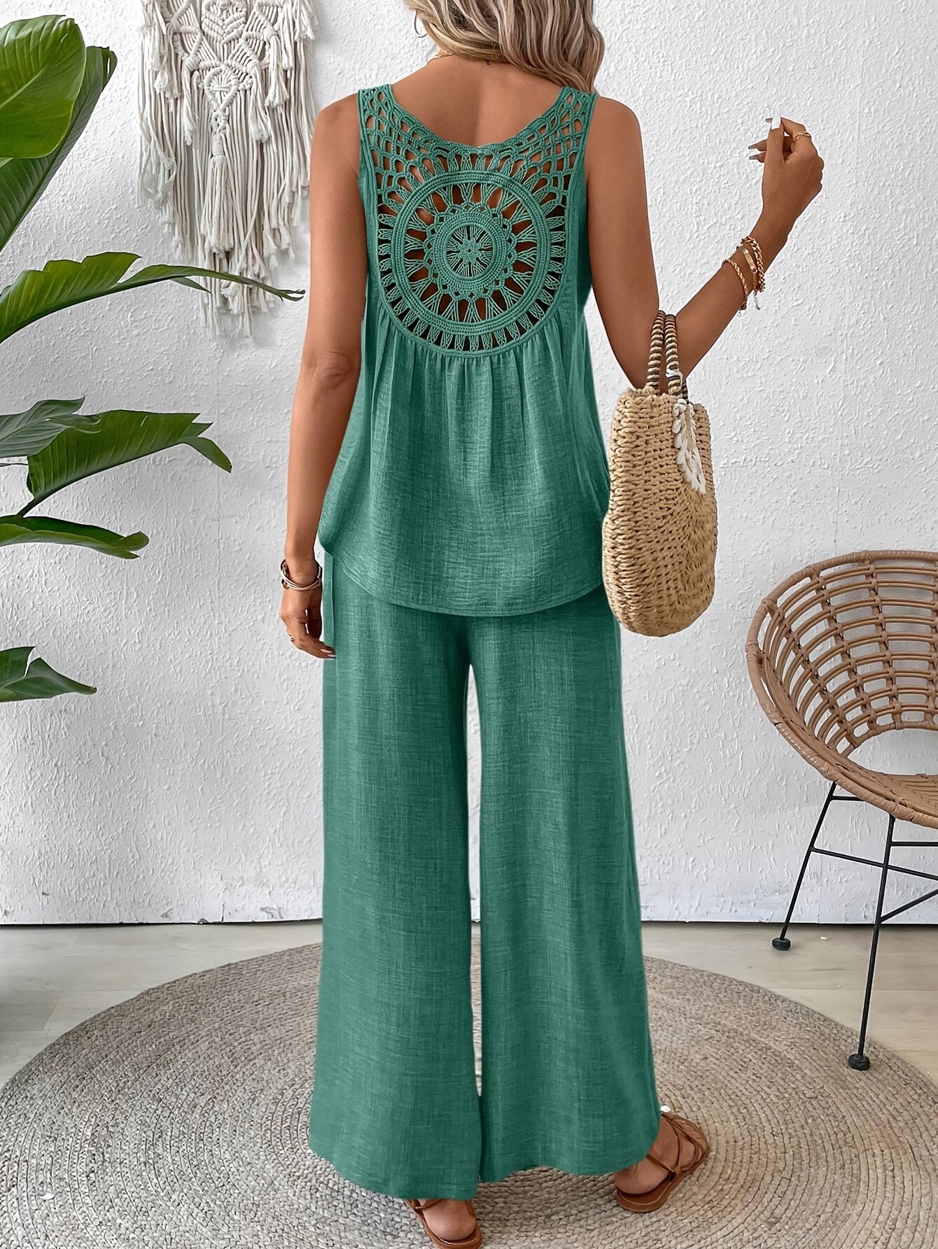 Noé – Zomerset: Rugloze Top + Wijde Broek