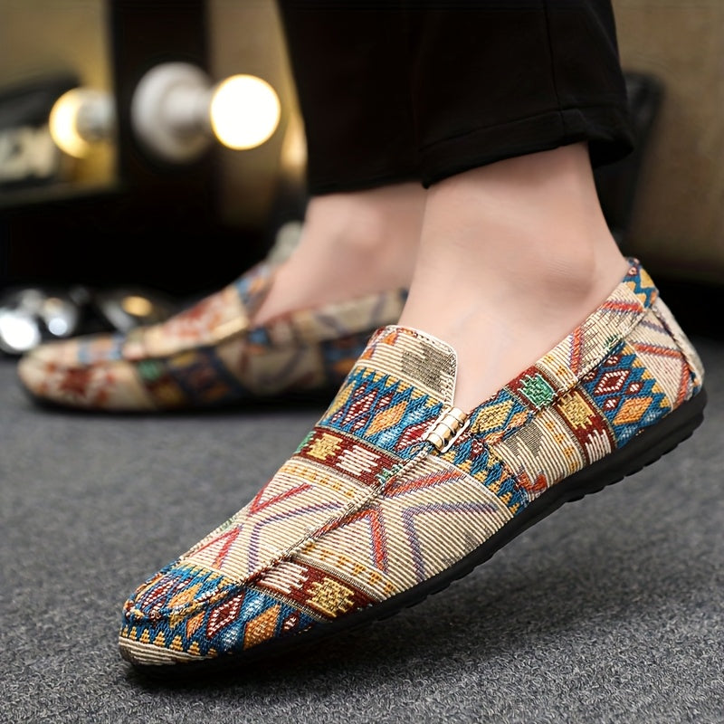 Patchwork Casual Loafers – Heren Loafers