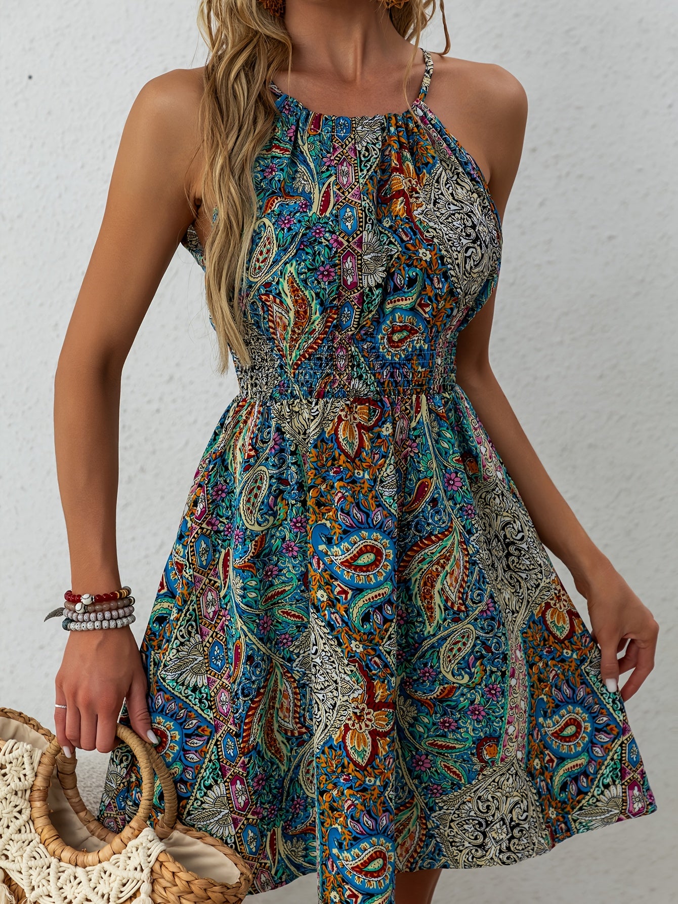 Noa – Zomerjurk met Paisley Print