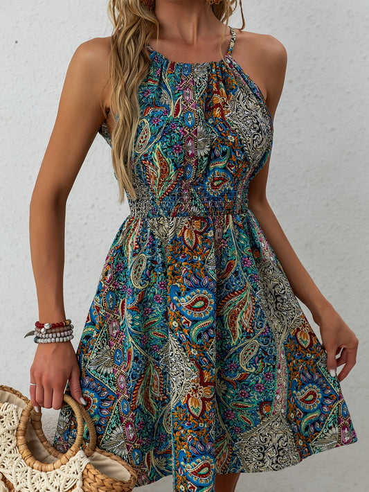 Noa – Zomerjurk met Paisley Print