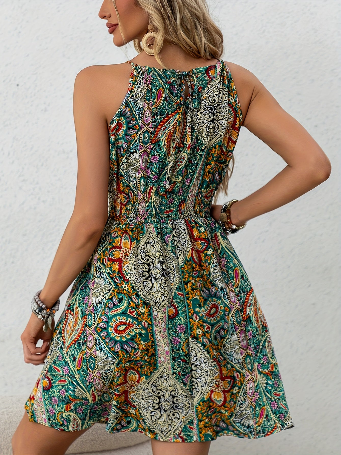 Noa – Zomerjurk met Paisley Print