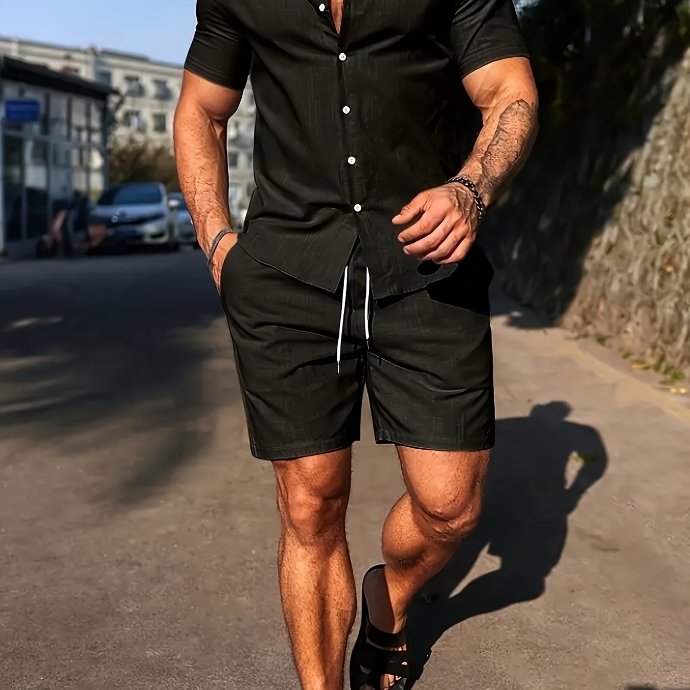 Trendy Chique Set – Blouse + Korte Broek