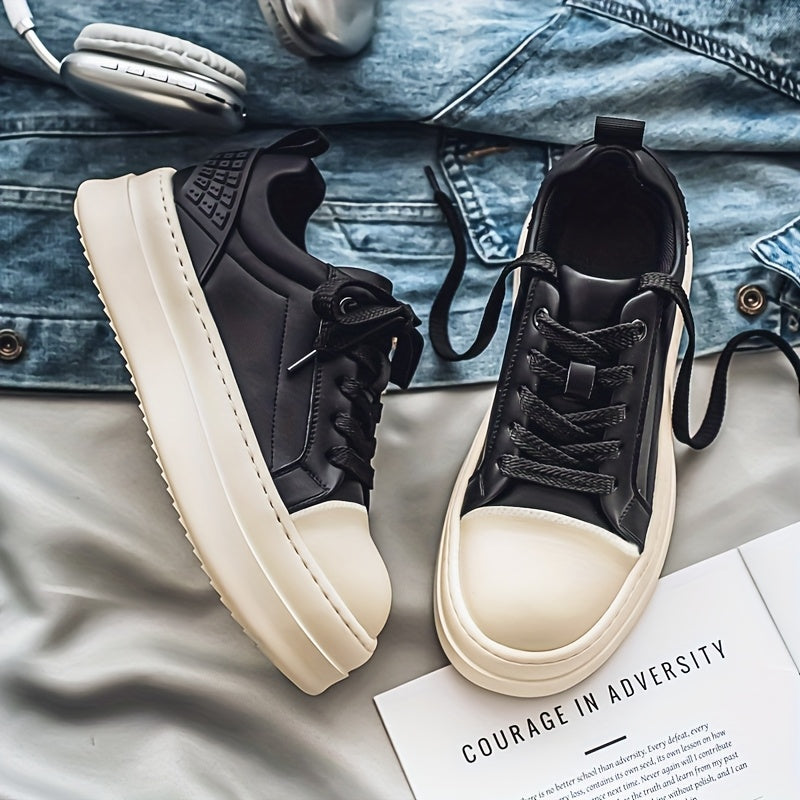 High-end sneaker met dikke zool