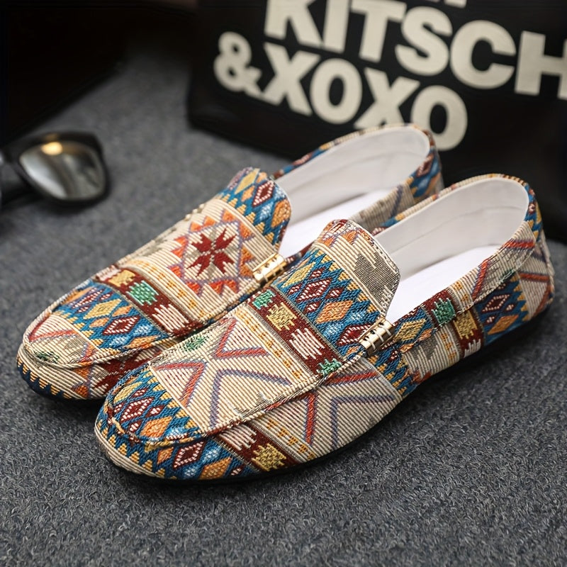 Patchwork Casual Loafers – Heren Loafers