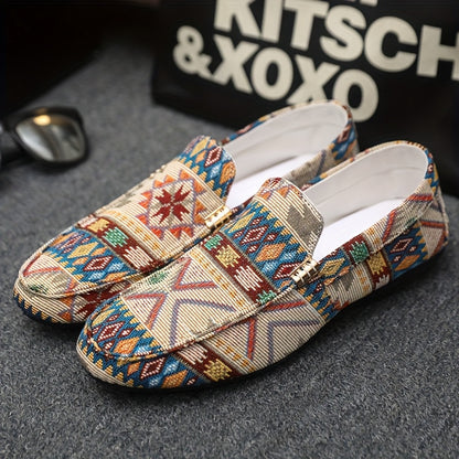 Patchwork Casual Loafers – Heren Loafers