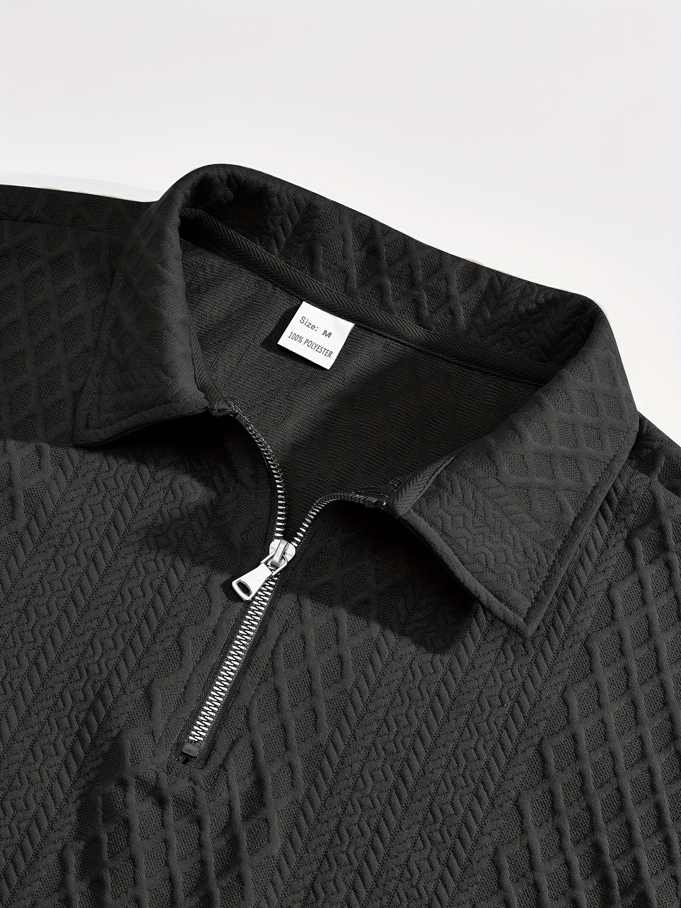 Trendy Jacquard Set – Shirt + Korte Broek