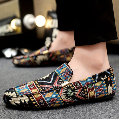 Patchwork Casual Loafers – Heren Loafers