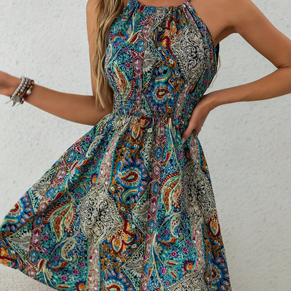 Noa – Zomerjurk met Paisley Print