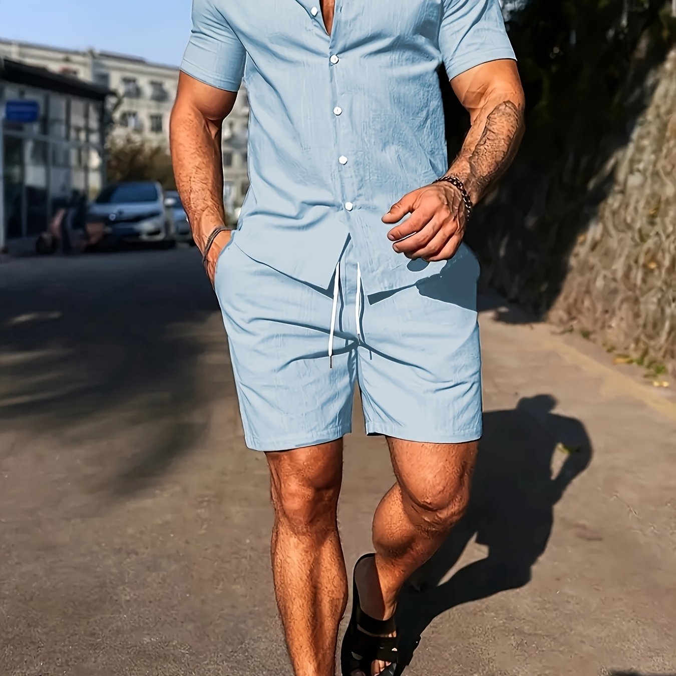 Trendy Chique Set – Blouse + Korte Broek