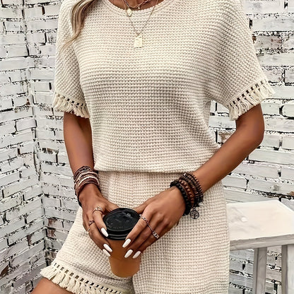 Jade – Zomerset met Franjes: Top + Shorts