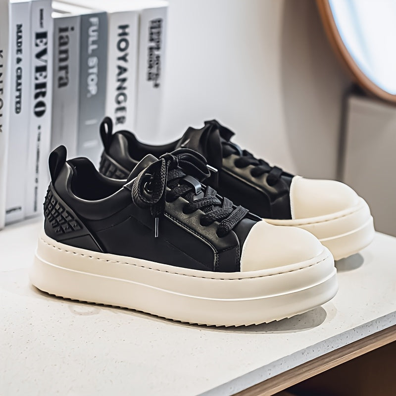 High-end sneaker met dikke zool